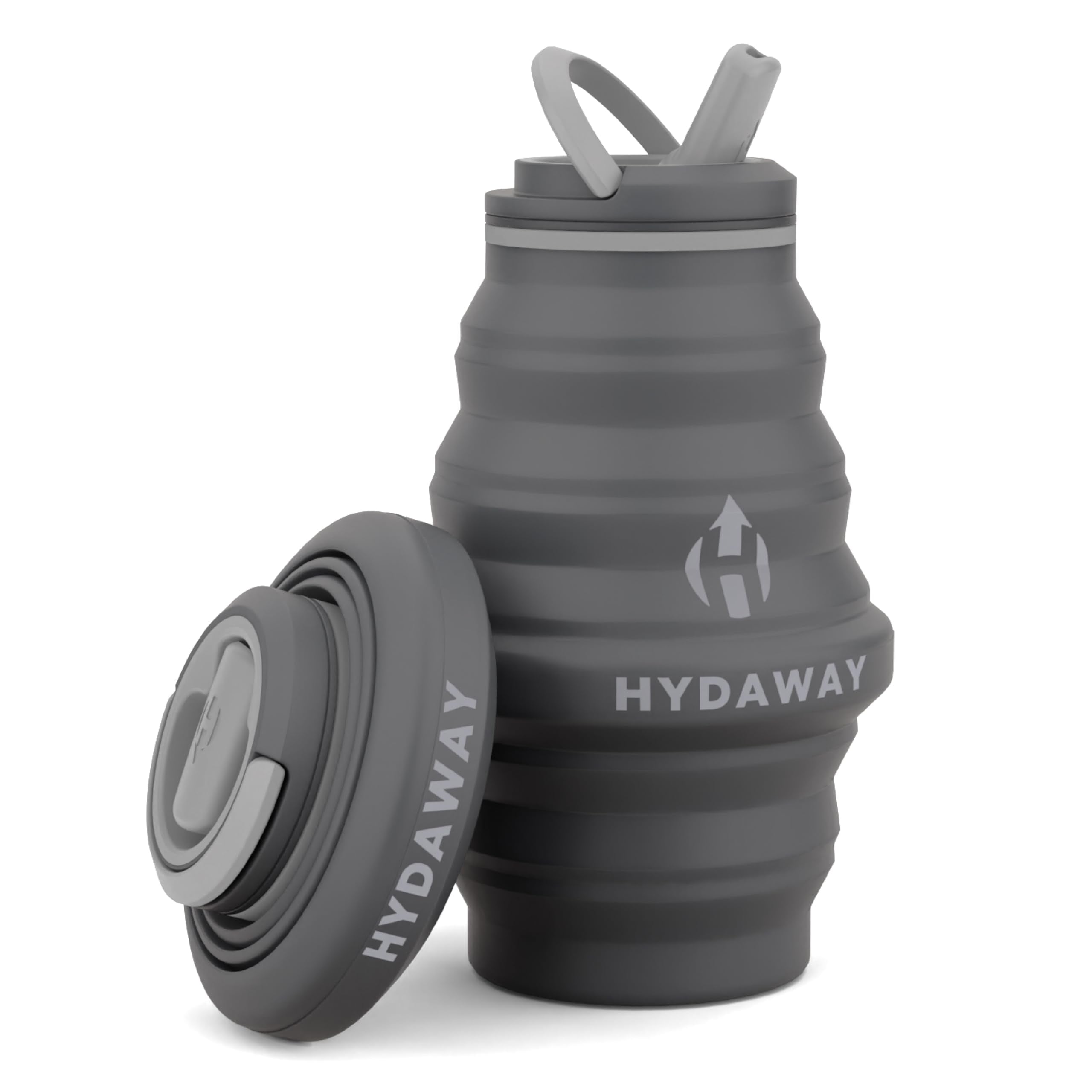 HYDAWAY 17oz Collapsible Water Bottle - BPA-Free, Leakproof, Lightweight, and Space-Saving - Perfect for Travel, Hiking, and Everyday Hydration
