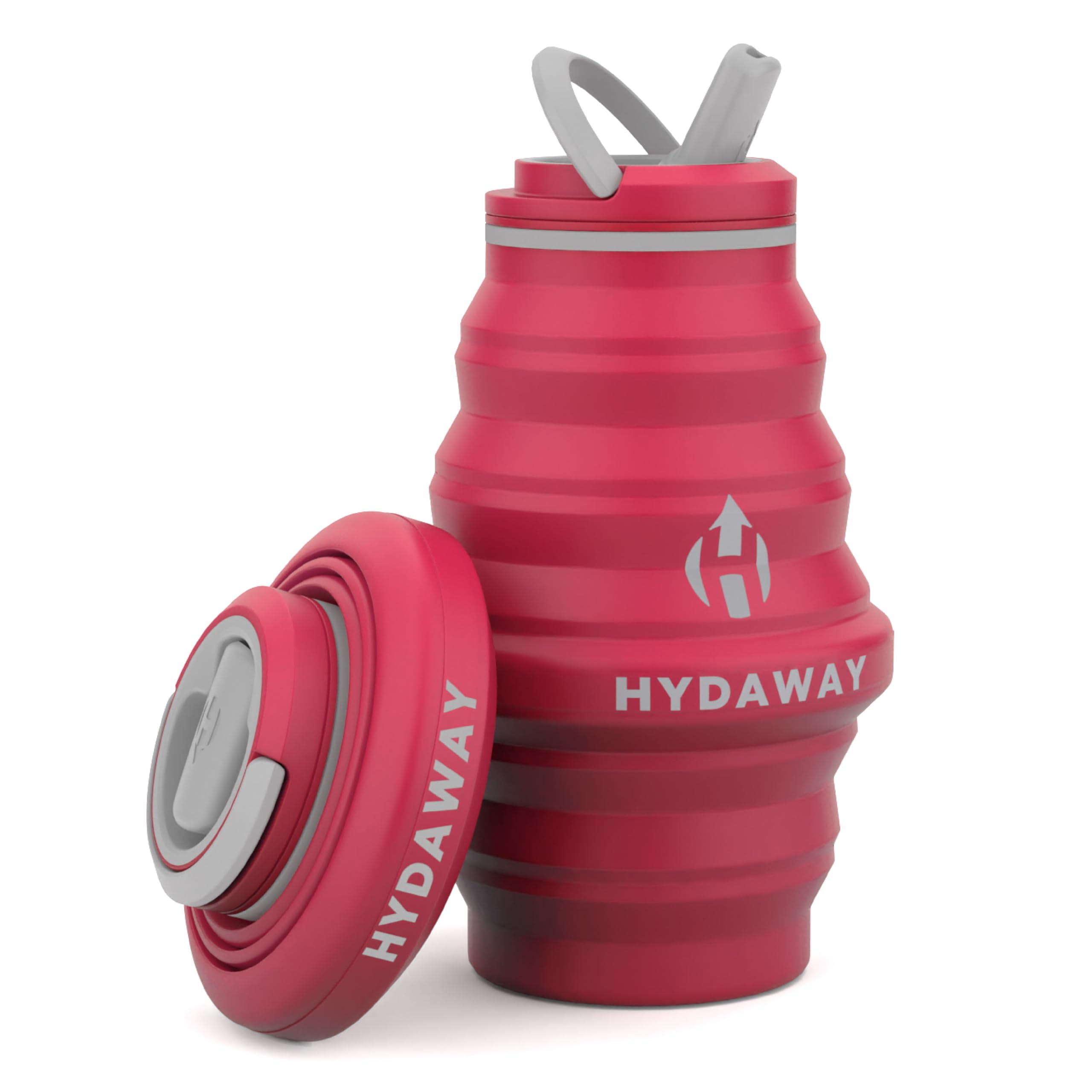 HYDAWAY 17oz Collapsible Water Bottle - BPA-Free, Leakproof, Lightweight, and Space-Saving - Perfect for Travel, Hiking, and Everyday Hydration